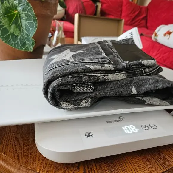 One Teaspoon Camden Star Freebirds High Rise Ankle Zip Black Slim Jeans US 23 - Picture 6 of 6